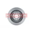 Jeu de 2 disques de frein arrière KAMOKA 103277 - Visuel 3