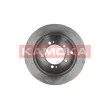 Jeu de 2 disques de frein arrière KAMOKA 1032820 - Visuel 2