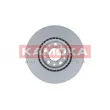 Jeu de 2 disques de frein avant KAMOKA 103284 - Visuel 3