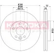 Jeu de 2 disques de frein avant KAMOKA 103292 - Visuel 1