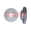 Jeu de 2 disques de frein avant KAMOKA 103293 - Visuel 2