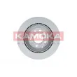 Jeu de 2 disques de frein arrière KAMOKA 1033160 - Visuel 2