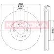 Jeu de 2 disques de frein avant KAMOKA 103318 - Visuel 1