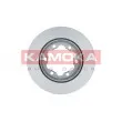 Jeu de 2 disques de frein arrière KAMOKA 103382 - Visuel 2