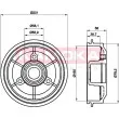 Tambour de frein KAMOKA 104003 - Visuel 1