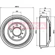 Tambour de frein KAMOKA 104017 - Visuel 1