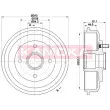 Tambour de frein KAMOKA 104023 - Visuel 1