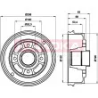 Tambour de frein KAMOKA 104025 - Visuel 1