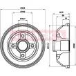 Tambour de frein KAMOKA 104032 - Visuel 1