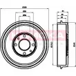 Tambour de frein KAMOKA 104047 - Visuel 1