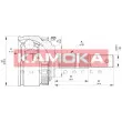 Embout de cardan avant (kit de réparation) KAMOKA 6029 - Visuel 1