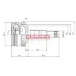 Embout de cardan avant (kit de réparation) KAMOKA 6036 - Visuel 1