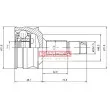 Embout de cardan avant (kit de réparation) KAMOKA 6258 - Visuel 1