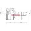 Embout de cardan avant (kit de réparation) KAMOKA 6259 - Visuel 1