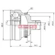 Embout de cardan avant (kit de réparation) KAMOKA 6278 - Visuel 1