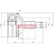 Embout de cardan avant (kit de réparation) KAMOKA 6576 - Visuel 1