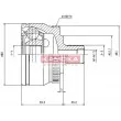 Embout de cardan avant (kit de réparation) KAMOKA 6762 - Visuel 1