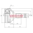 Embout de cardan avant (kit de réparation) KAMOKA 6974 - Visuel 1