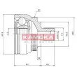Embout de cardan avant (kit de réparation) KAMOKA 7050 - Visuel 1