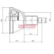 Embout de cardan avant (kit de réparation) KAMOKA 7084 - Visuel 1