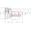 Embout de cardan avant (kit de réparation) KAMOKA 7096 - Visuel 1