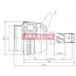 Embout de cardan avant (kit de réparation) KAMOKA 8009 - Visuel 1