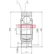 Embout de cardan avant (kit de réparation) KAMOKA 8738 - Visuel 1