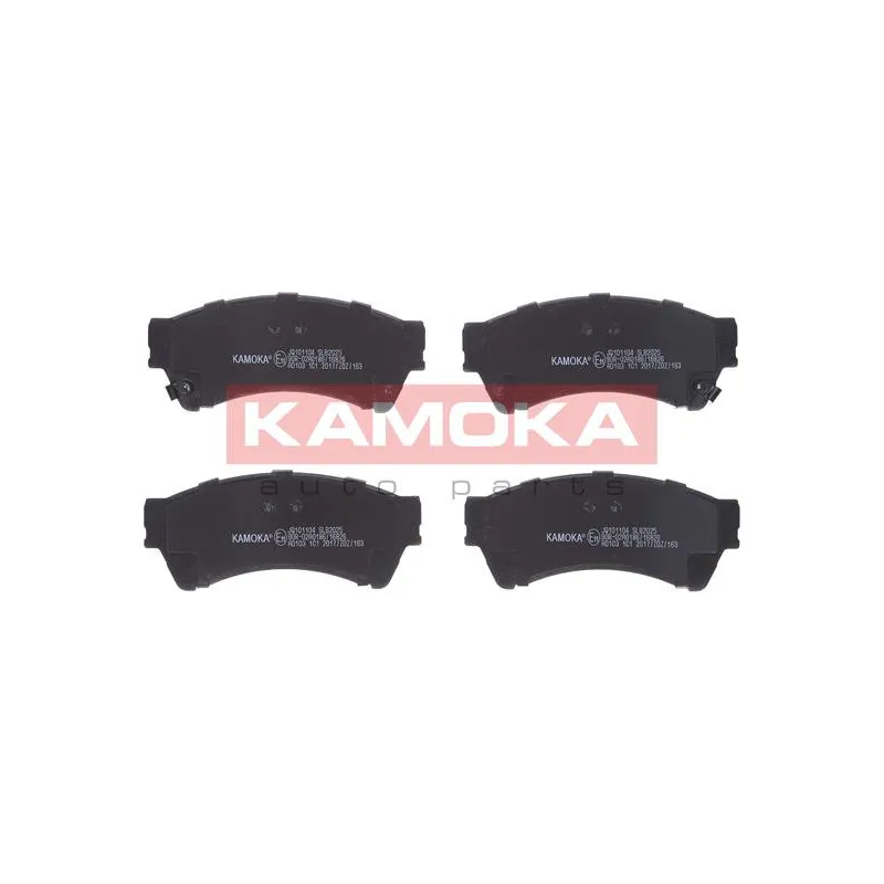 Jeu de 4 plaquettes de frein avant KAMOKA JQ101104