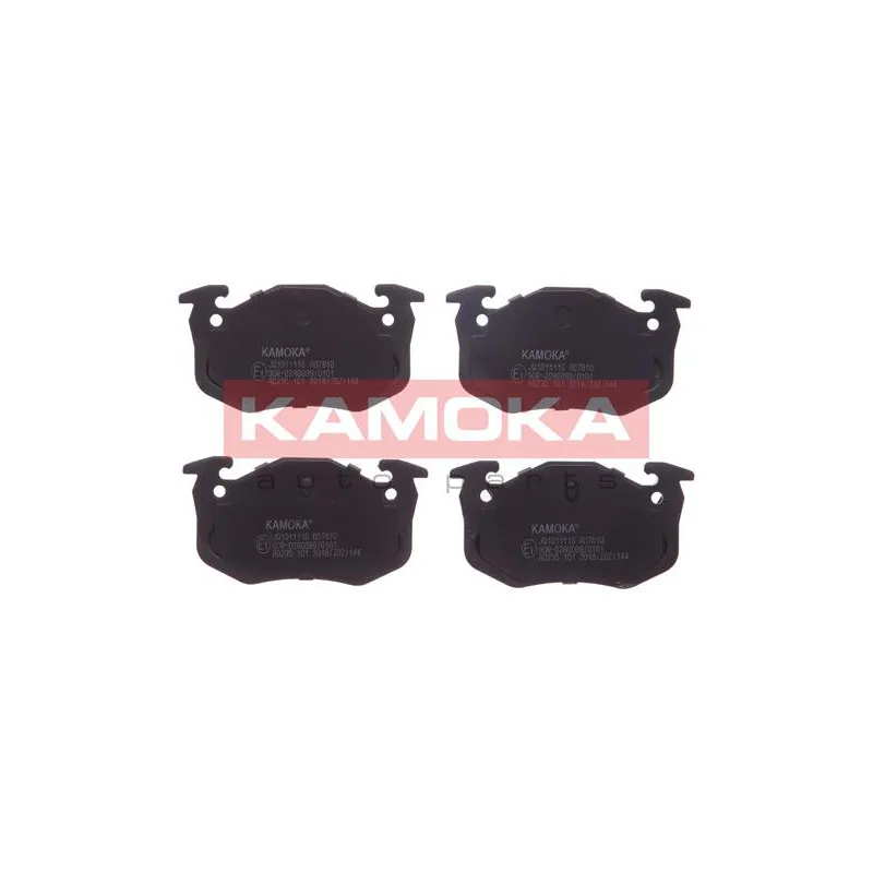 Jeu de 4 plaquettes de frein arrière KAMOKA JQ1011116