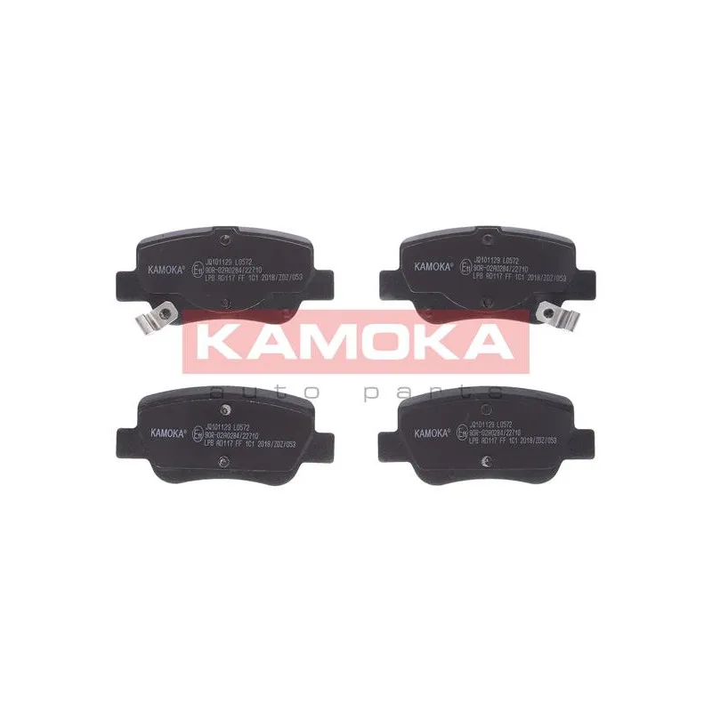 Jeu de 4 plaquettes de frein arrière KAMOKA JQ101129