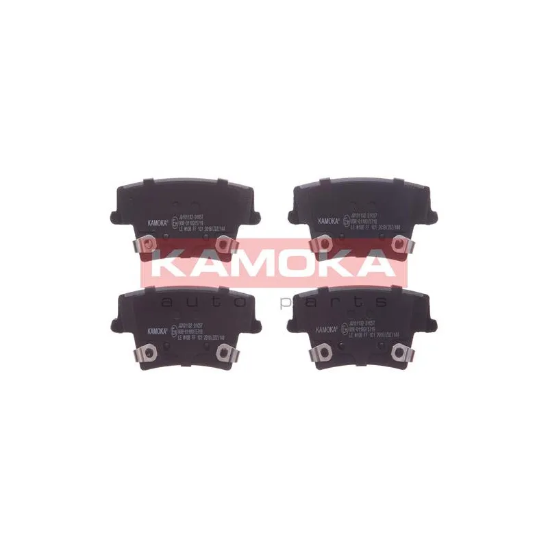Jeu de 4 plaquettes de frein arrière KAMOKA JQ101132