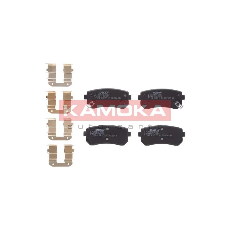 Jeu de 4 plaquettes de frein arrière KAMOKA JQ101146