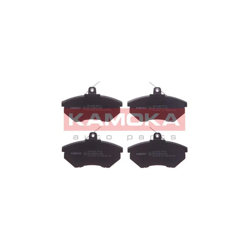 Jeu de 4 plaquettes de frein avant KAMOKA JQ1011548