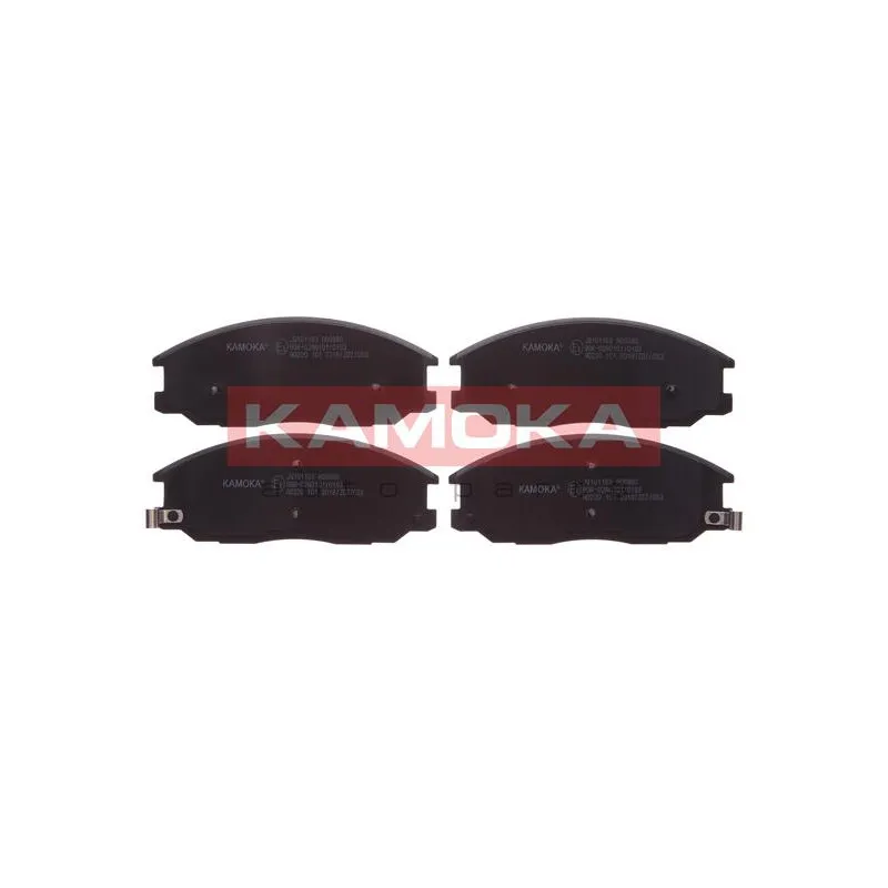 Jeu de 4 plaquettes de frein avant KAMOKA JQ101163