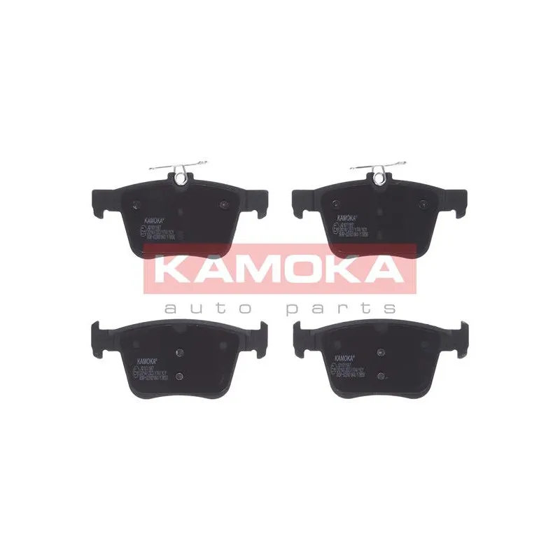 Jeu de 4 plaquettes de frein arrière KAMOKA JQ101187