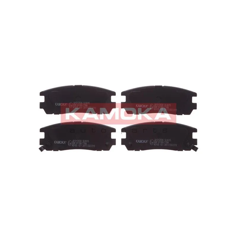 Jeu de 4 plaquettes de frein arrière KAMOKA JQ1012034
