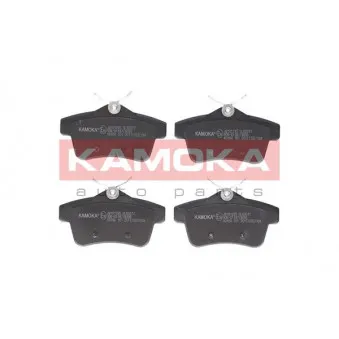 Jeu de 4 plaquettes de frein arrière KAMOKA JQ101235