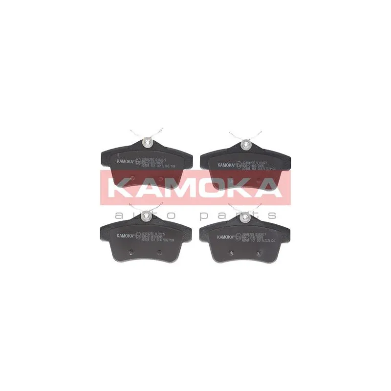 Jeu de 4 plaquettes de frein arrière KAMOKA JQ101235