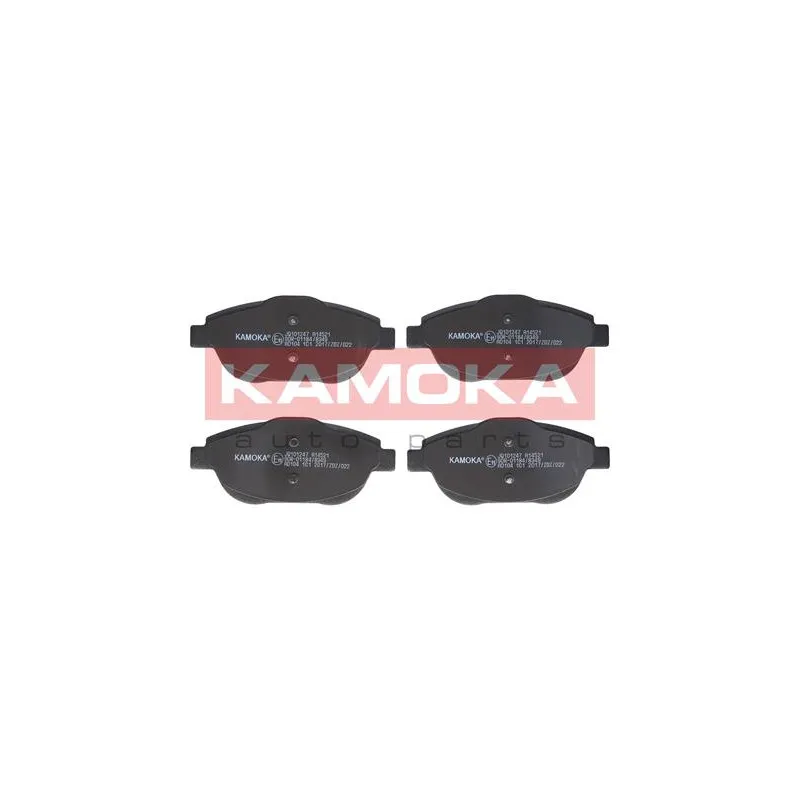 Jeu de 4 plaquettes de frein avant KAMOKA JQ101247
