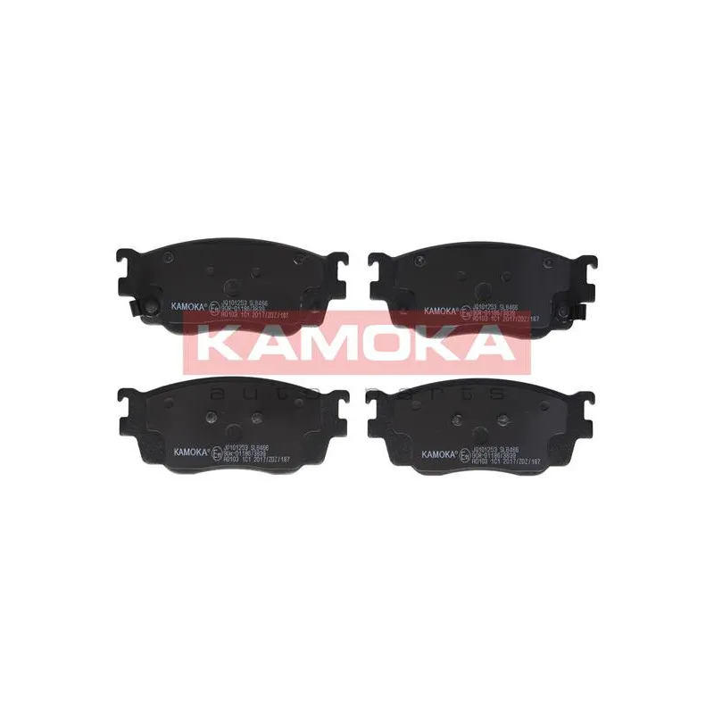 Jeu de 4 plaquettes de frein avant KAMOKA JQ101253