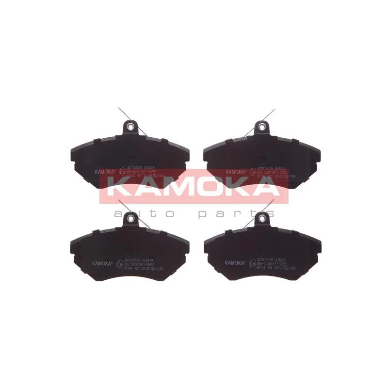 Jeu de 4 plaquettes de frein avant KAMOKA JQ1012578