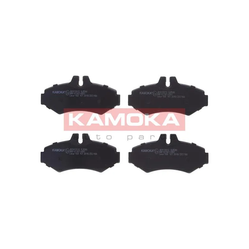 Jeu de 4 plaquettes de frein arrière KAMOKA JQ1012612