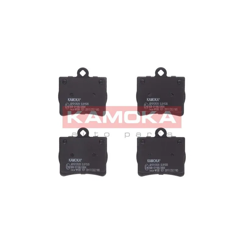 Jeu de 4 plaquettes de frein arrière KAMOKA JQ1012620