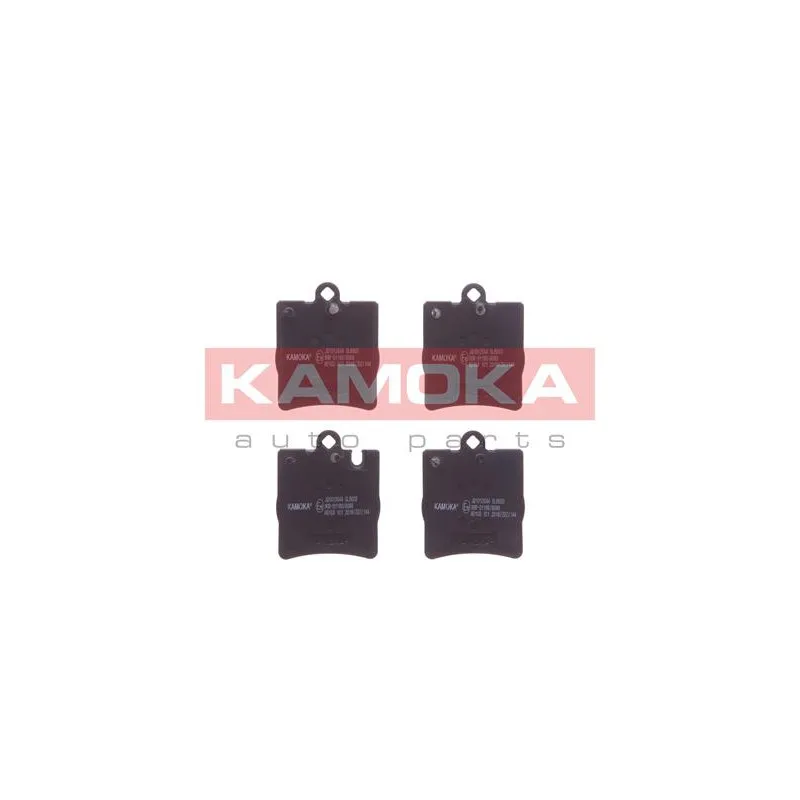Jeu de 4 plaquettes de frein arrière KAMOKA JQ1012644