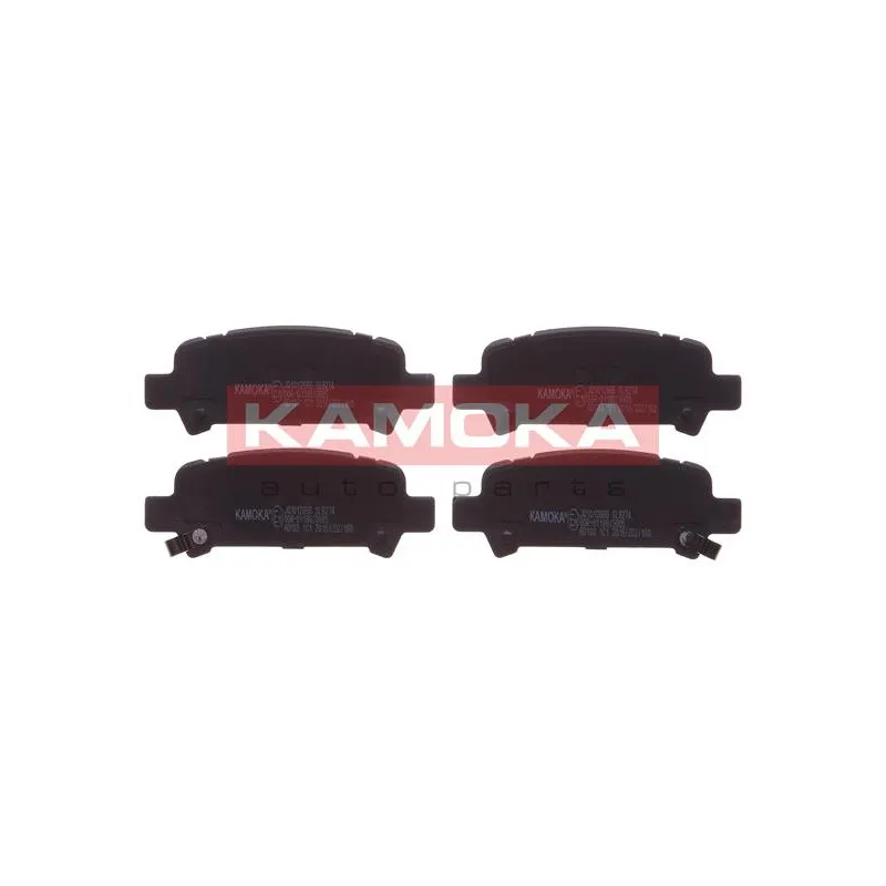 Jeu de 4 plaquettes de frein arrière KAMOKA JQ1012666