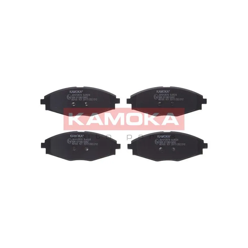 Jeu de 4 plaquettes de frein avant KAMOKA JQ1012674