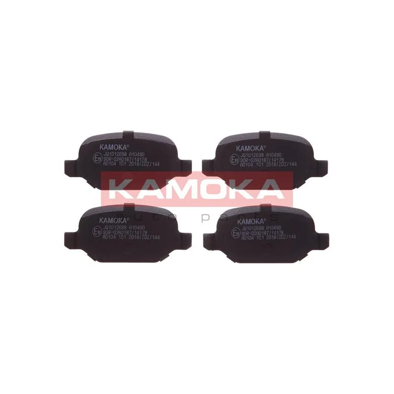 Jeu de 4 plaquettes de frein arrière KAMOKA JQ1012698