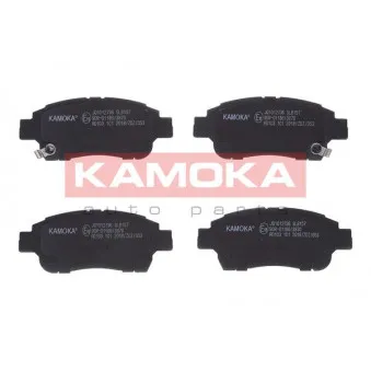 Jeu de 4 plaquettes de frein avant KAMOKA JQ1012736