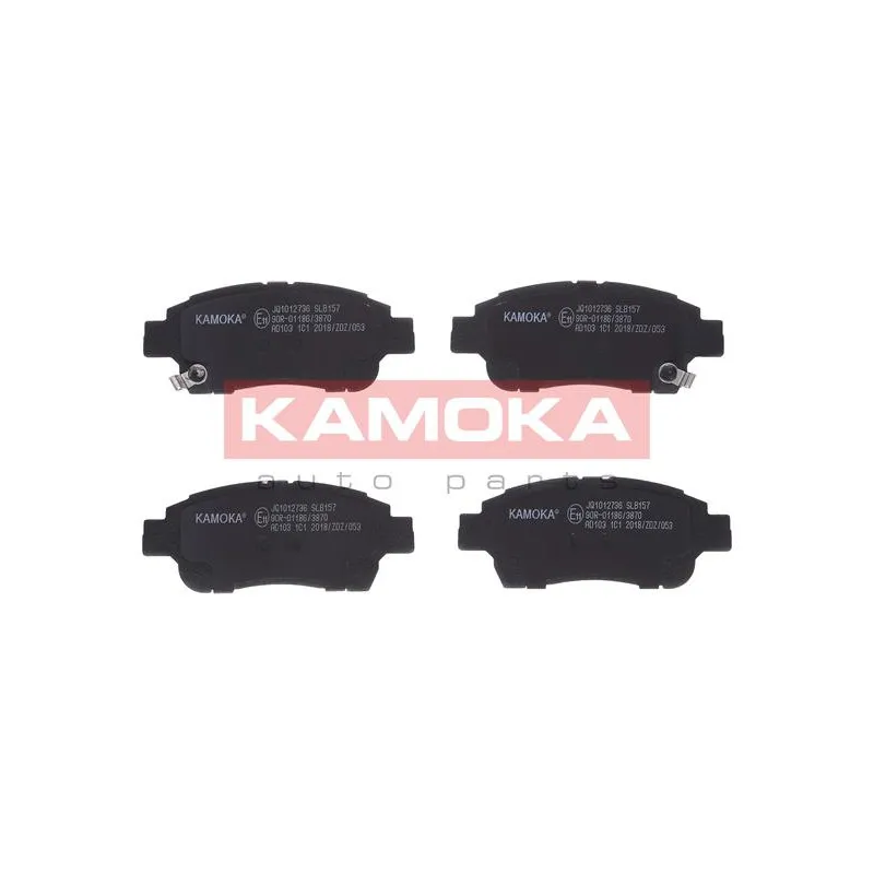 Jeu de 4 plaquettes de frein avant KAMOKA JQ1012736