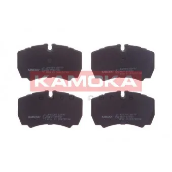Jeu de 4 plaquettes de frein arrière KAMOKA JQ1012810